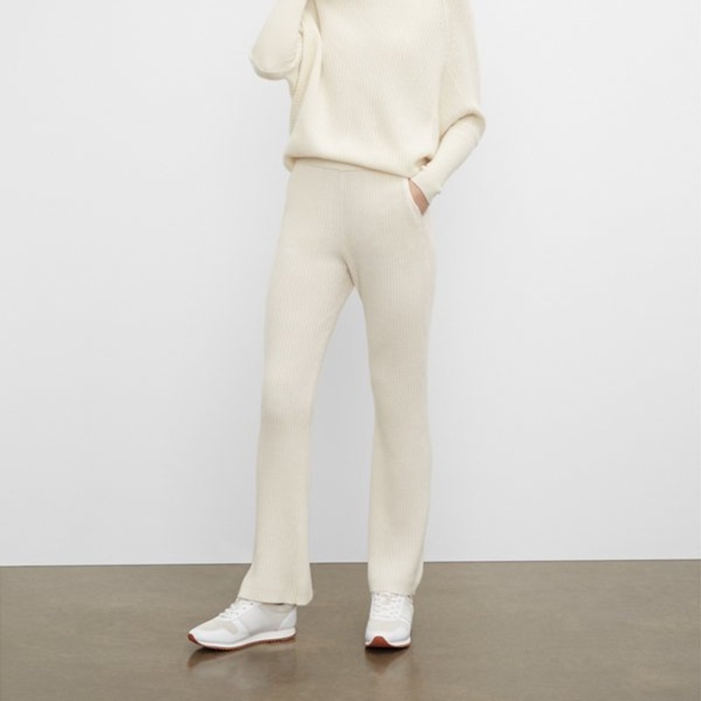 Club Monaco Cashmere blend ribbed pants